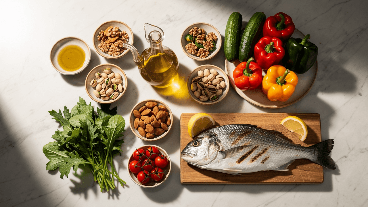 Mediterranean diet ingredients for metabolic health